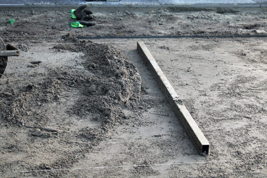 ondergrond vlak maken